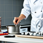 제과제빵 자격증 시험 준비물 체크리스트 - Preparing for the Exam**

"A well-organized table with baking tools neatly arranged: scale, beakers,...